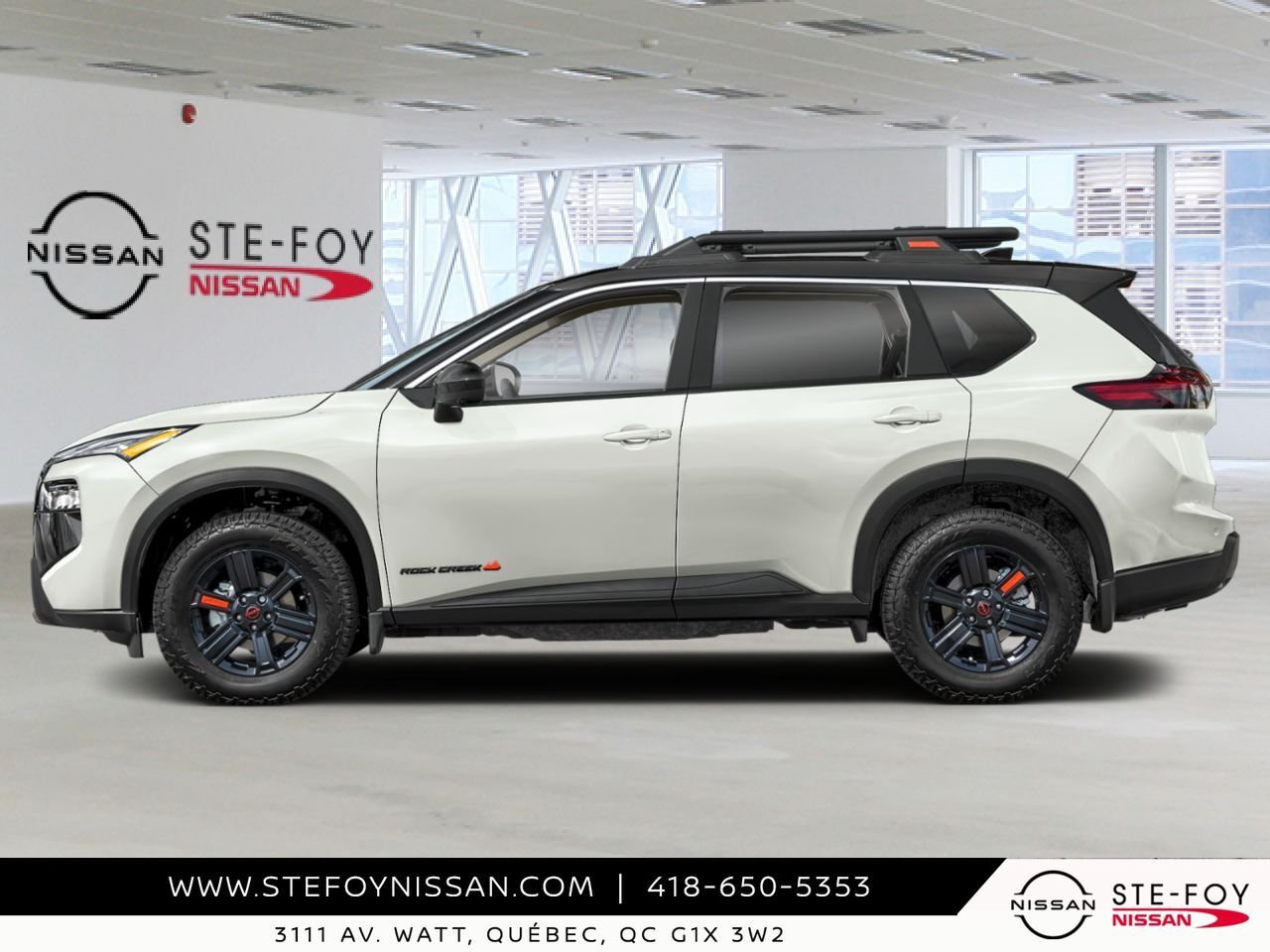 NISSAN Rogue 2026 Blanc Everest triple couche deux tons Ste-Foy - photo #2