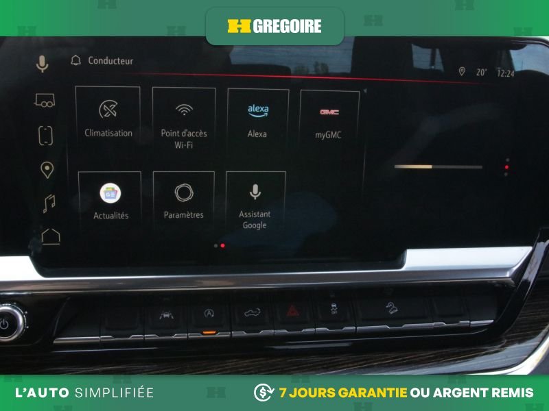 GMC Sierra 1500 820165 | Elevation 4WD AUTO A/C MAGS NAV CAM RECUL BLUETOOT 2024 Blanc Laval - photo #19