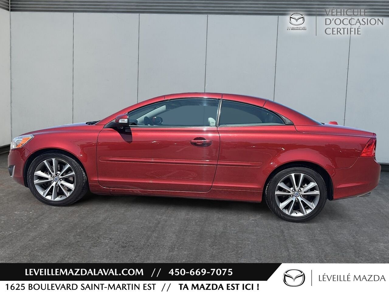 Volvo C70 Décapotable 2 portes T5 2012 Rouge Laval - photo #7