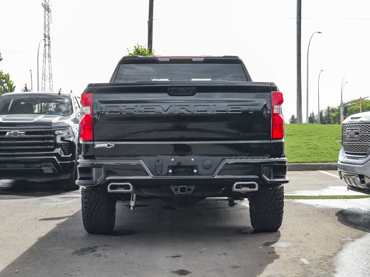 2024 Chevrolet Silverado 1500 4WD Crew Cab 147 Custom Trail Boss Black Sherwood Park - photo #6