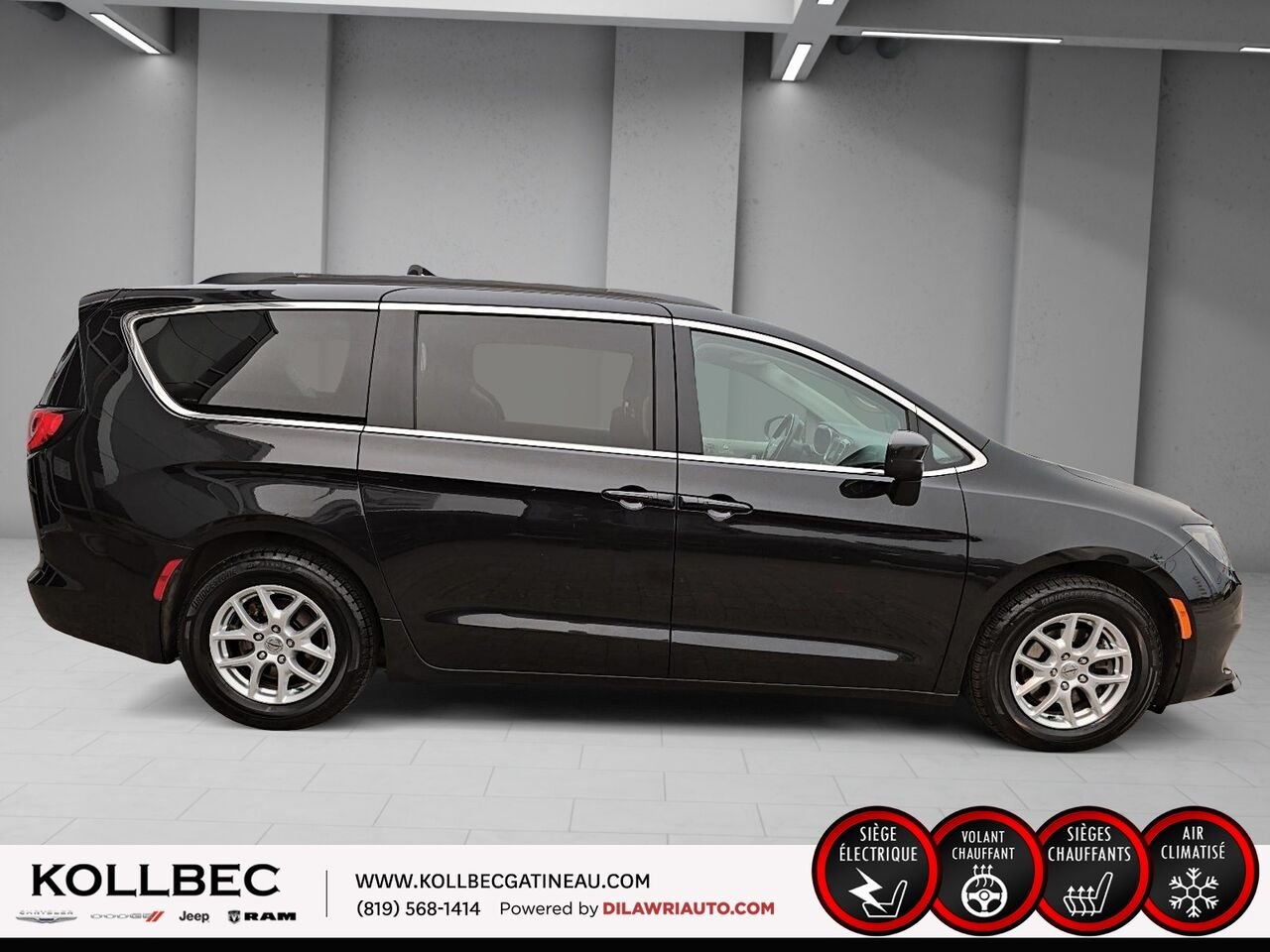 CHRYSLER GRAND CARAVAN SXT 2021 Noir Ottawa & Gatineau - photo #13
