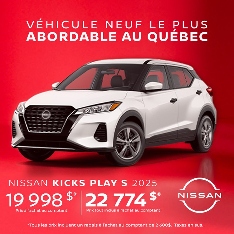 NISSAN PROGRAMME fevrier PROMO Kicks Play FR