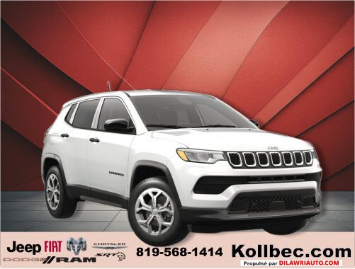 Jeep Compass 251350 | Sport 4x4 2025 Blanc éclatant Gatineau - photo #4