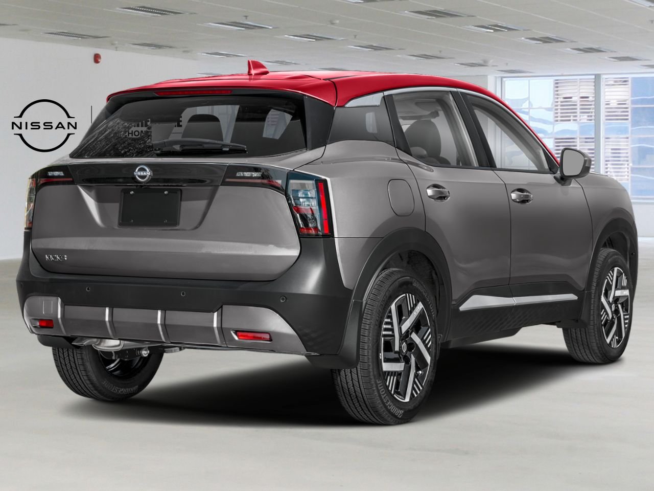 2026 Nissan Kicks Gun Metal Metallic/Scarlet Ember Tintcoat Laval - photo #1