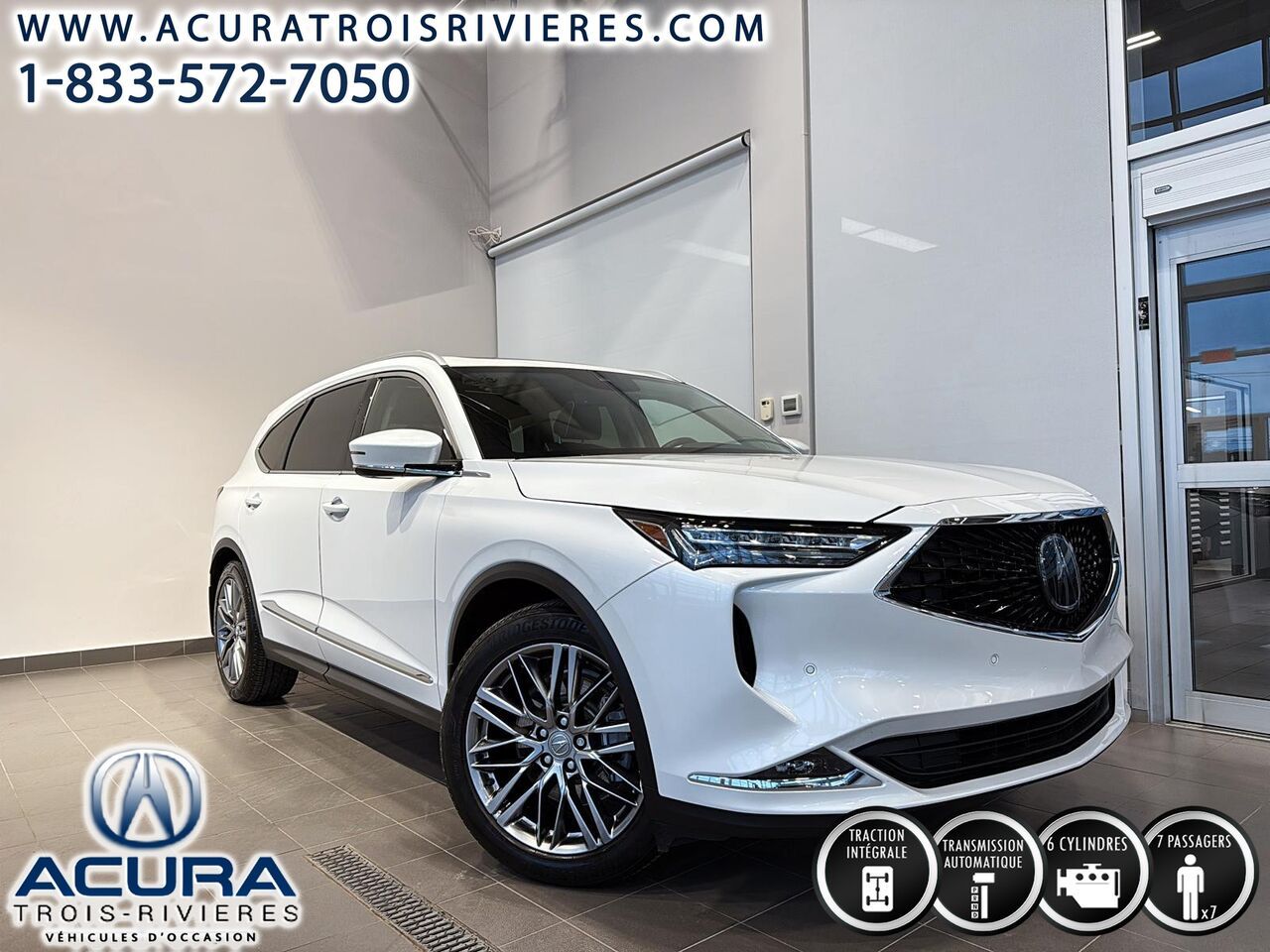 White 2024 Acura MDX SUV / Crossover Automatic