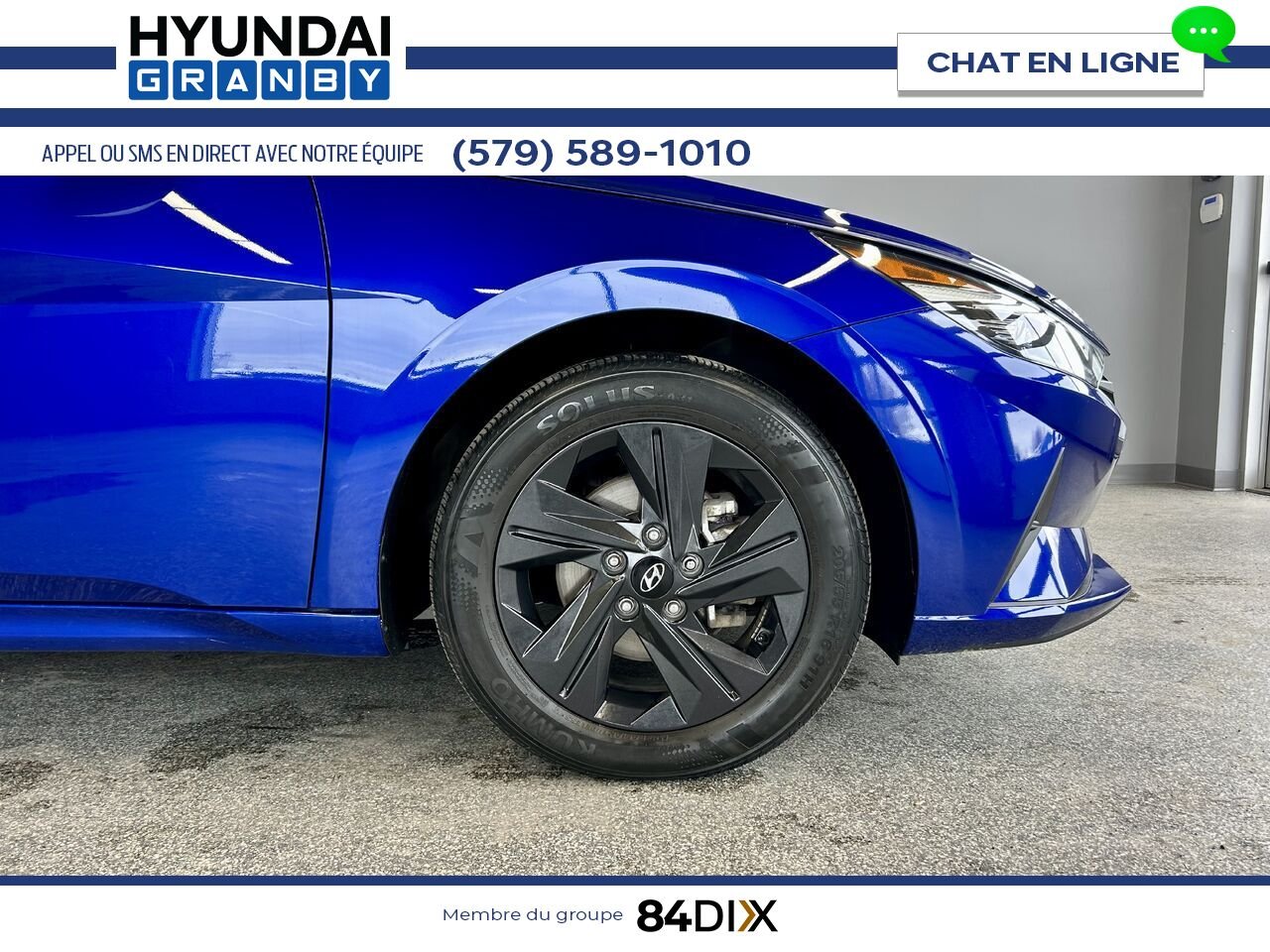 Hyundai Elantra 2021 Bleu Granby - photo #8