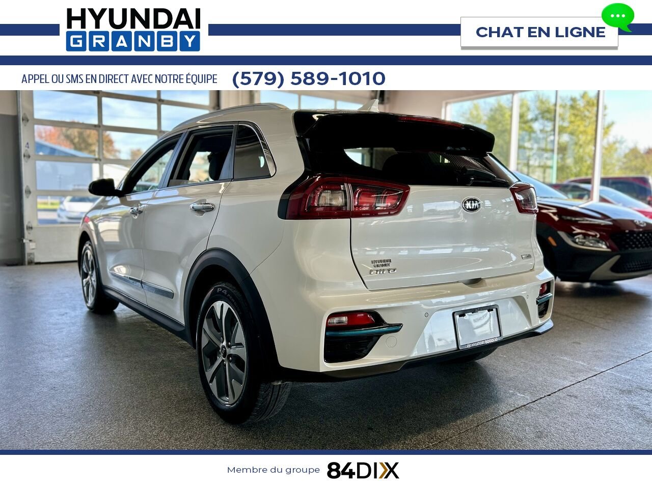 Kia Niro électrique 2019 Blanc Granby - photo #4