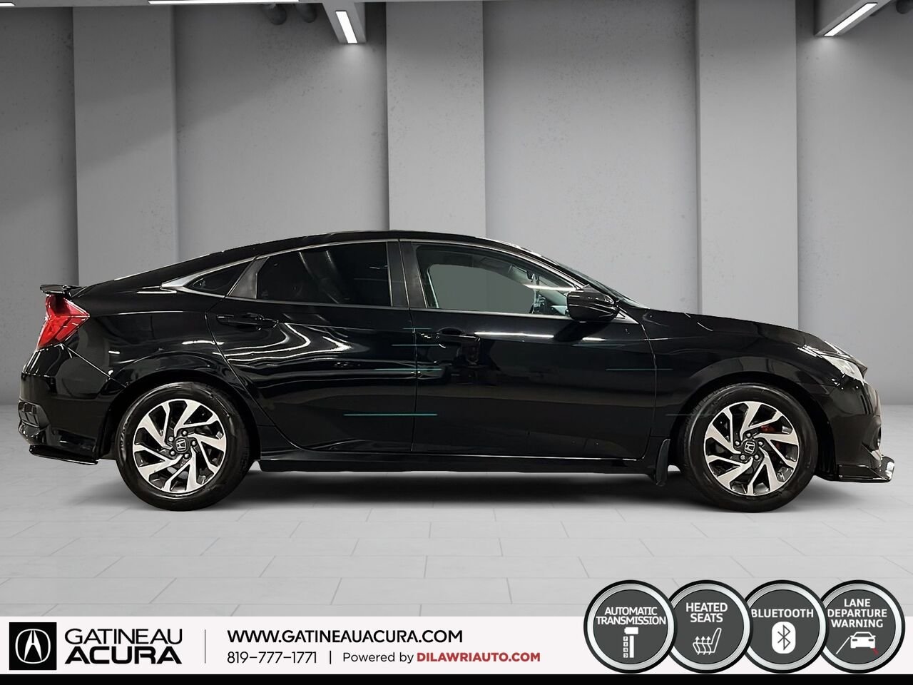 2018 Honda Civic SE Black Gatineau - photo #12
