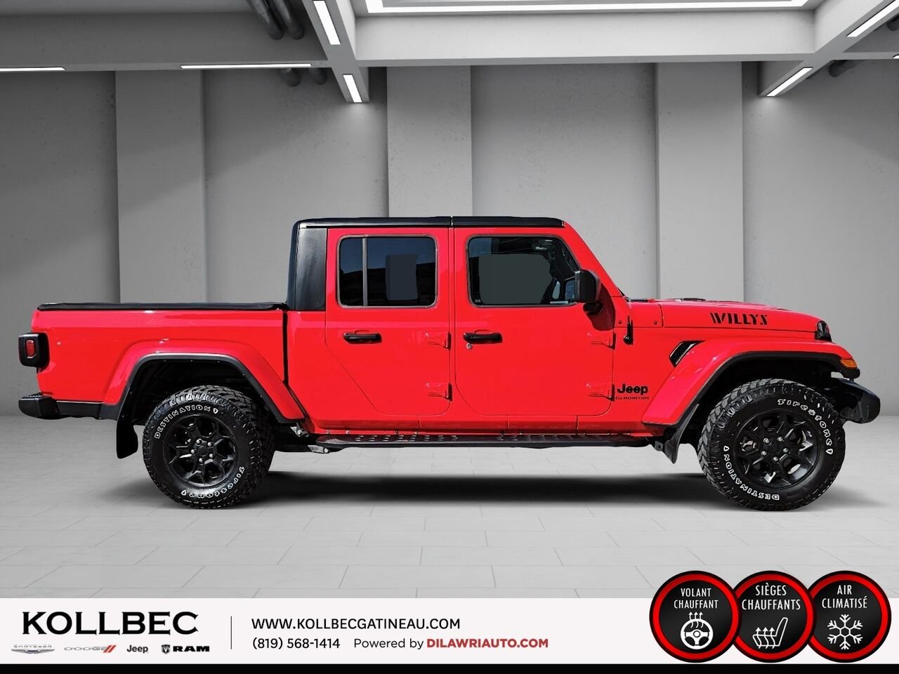 2023 JEEP GLADIATOR SPORT Willys 4x4 Red Ottawa & Gatineau - photo #13