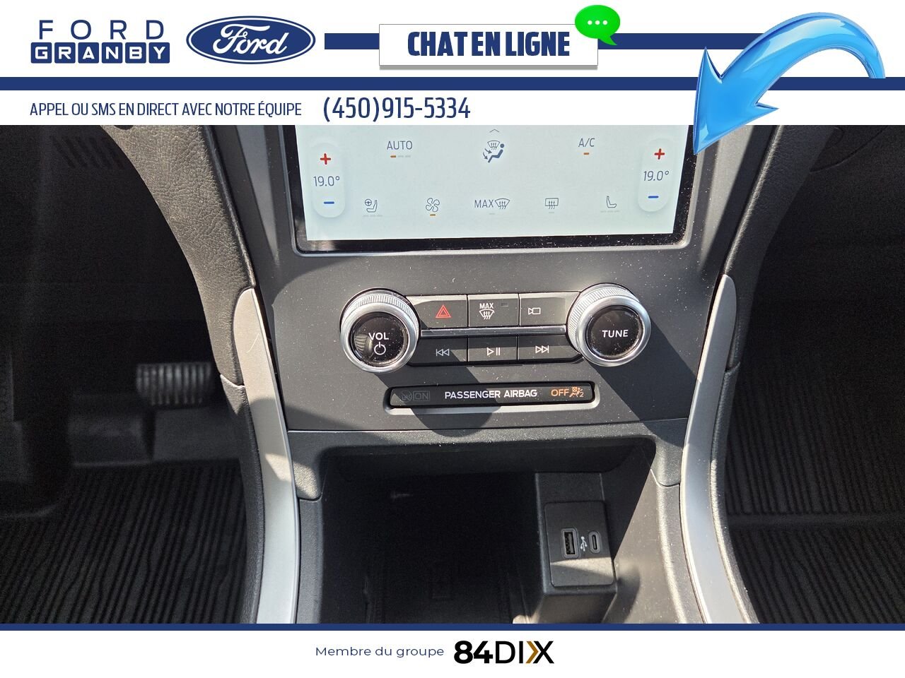 Ford Edge 2022 Blanc Granby - photo #14