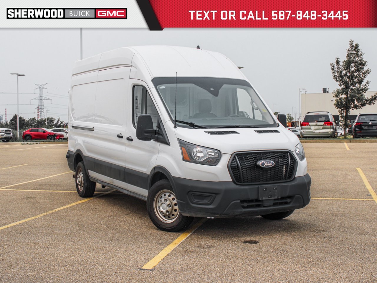 2025 Ford Transit Cargo Van T-250 148 Hi Rf 9070 GVWR AWD White Sherwood Park - photo #0