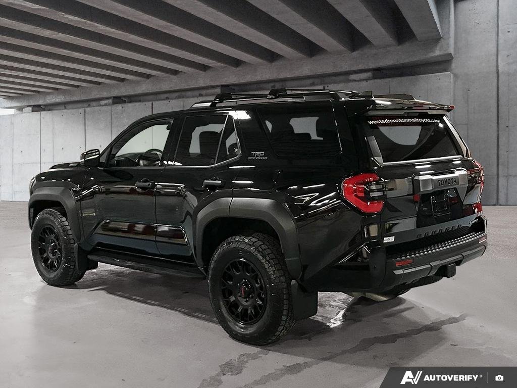 2025 Toyota 4Runner S2501069 | TRD Offroad Premium, Executive demo with under 2500km Black Edmonton - photo #3