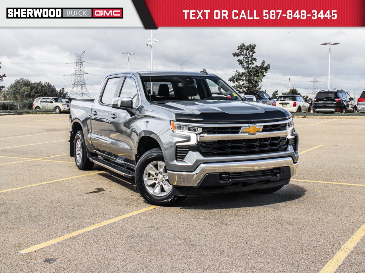 2023 Chevrolet Silverado 1500 4WD Crew Cab 147 LT Grey Sherwood Park - photo #0