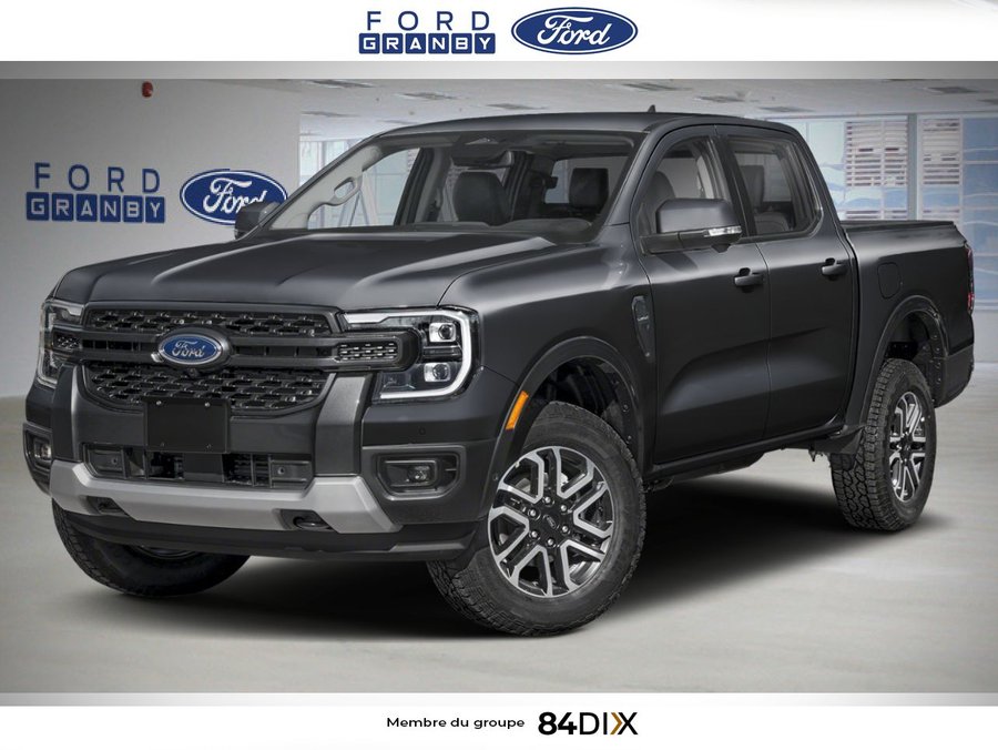 Ford Ranger LARIAT cabine SuperCrew 4RM caisse de 5 pi 2026 Noir ombre