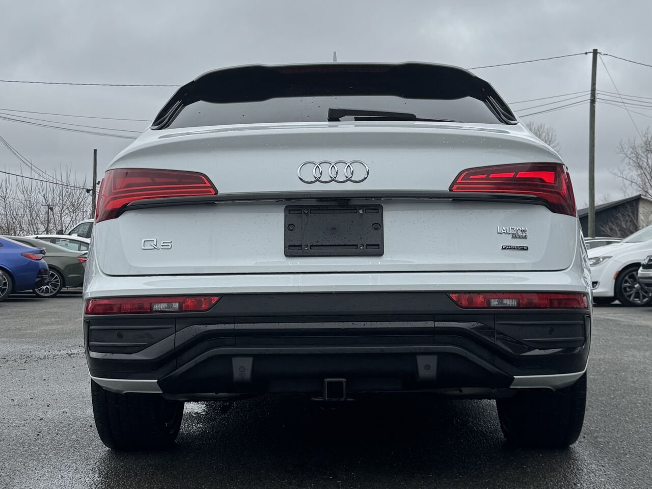 Audi Q5 Sportback Black Optic 2022 Blanc Granby - photo #5