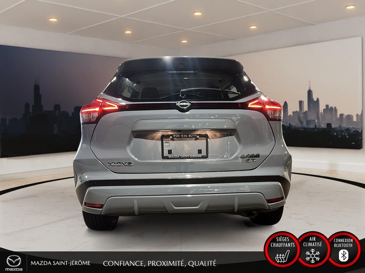 2023 Nissan Kicks SR | BOSE | CUIR | MAGS NOIR | Grey Saint-Jérôme - photo #6