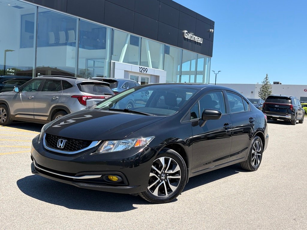 2015 Honda Civic Sedan Black Gatineau - photo #8