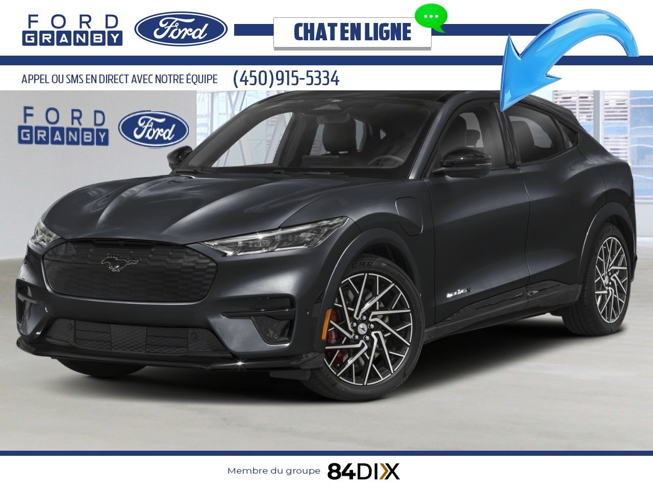2025 Ford Mustang Mach-E Shadow Black Granby - photo #0