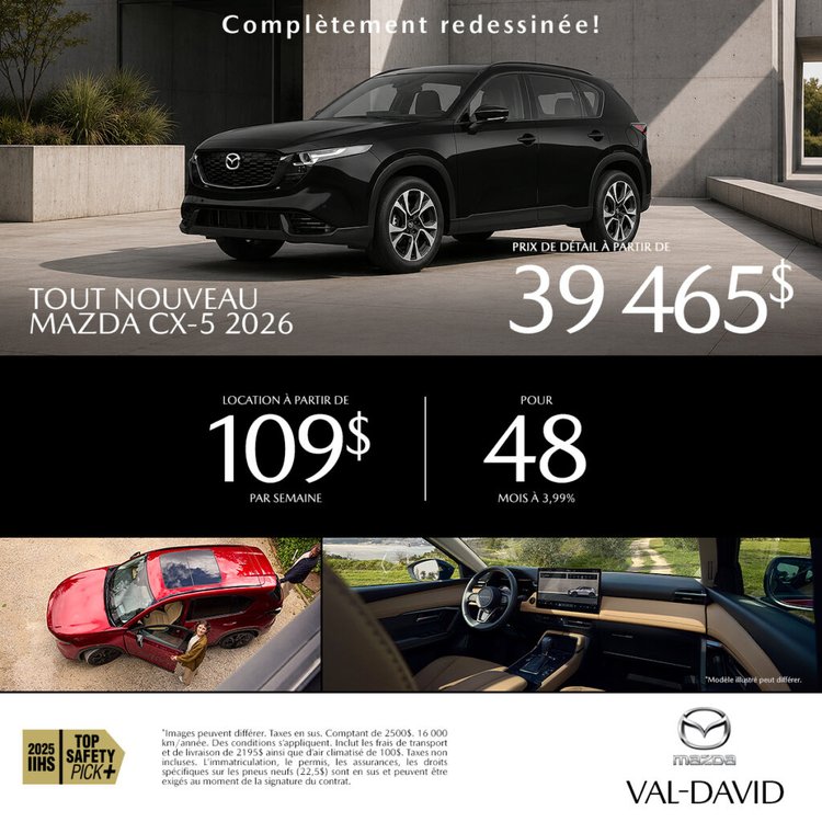 Mazda val david promo juin CX 5 2026 1024x1024
