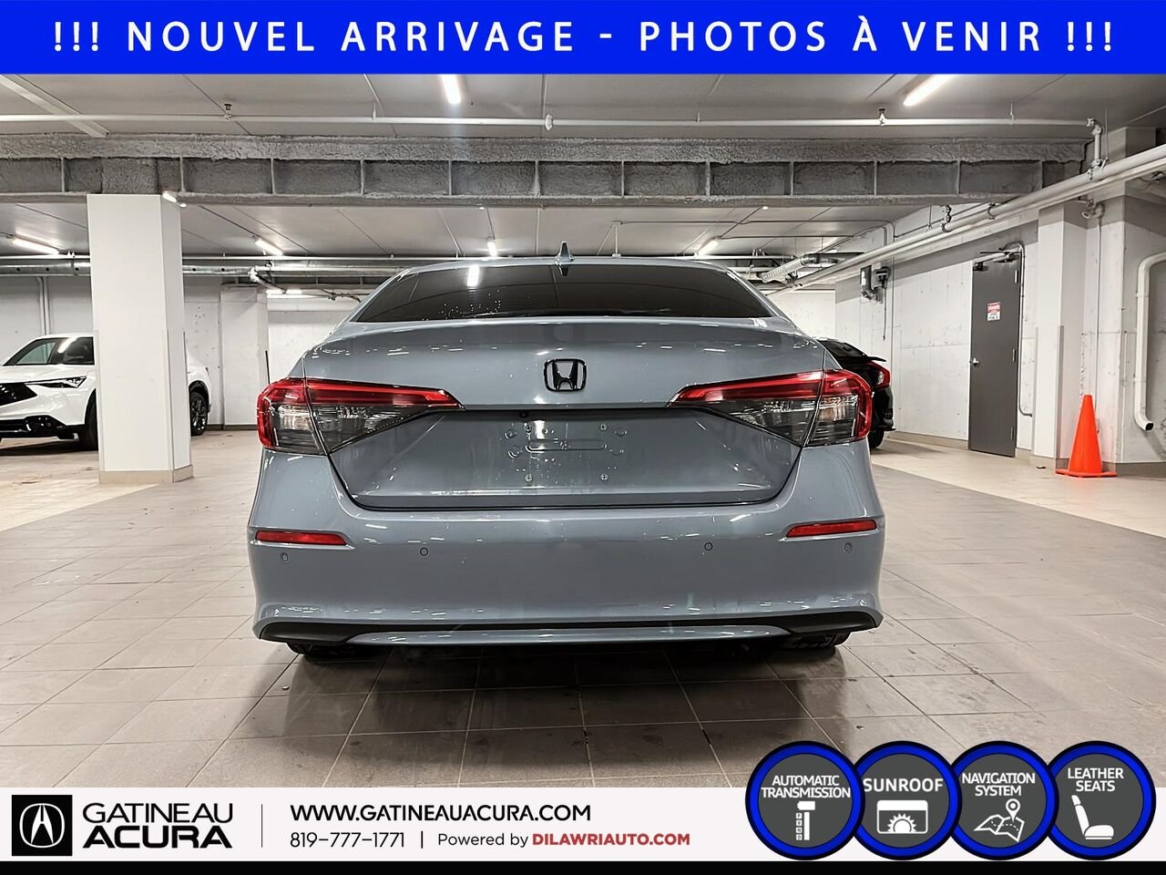 Honda Civic Touring 2022 Gris Ottawa & Gatineau - photo #5