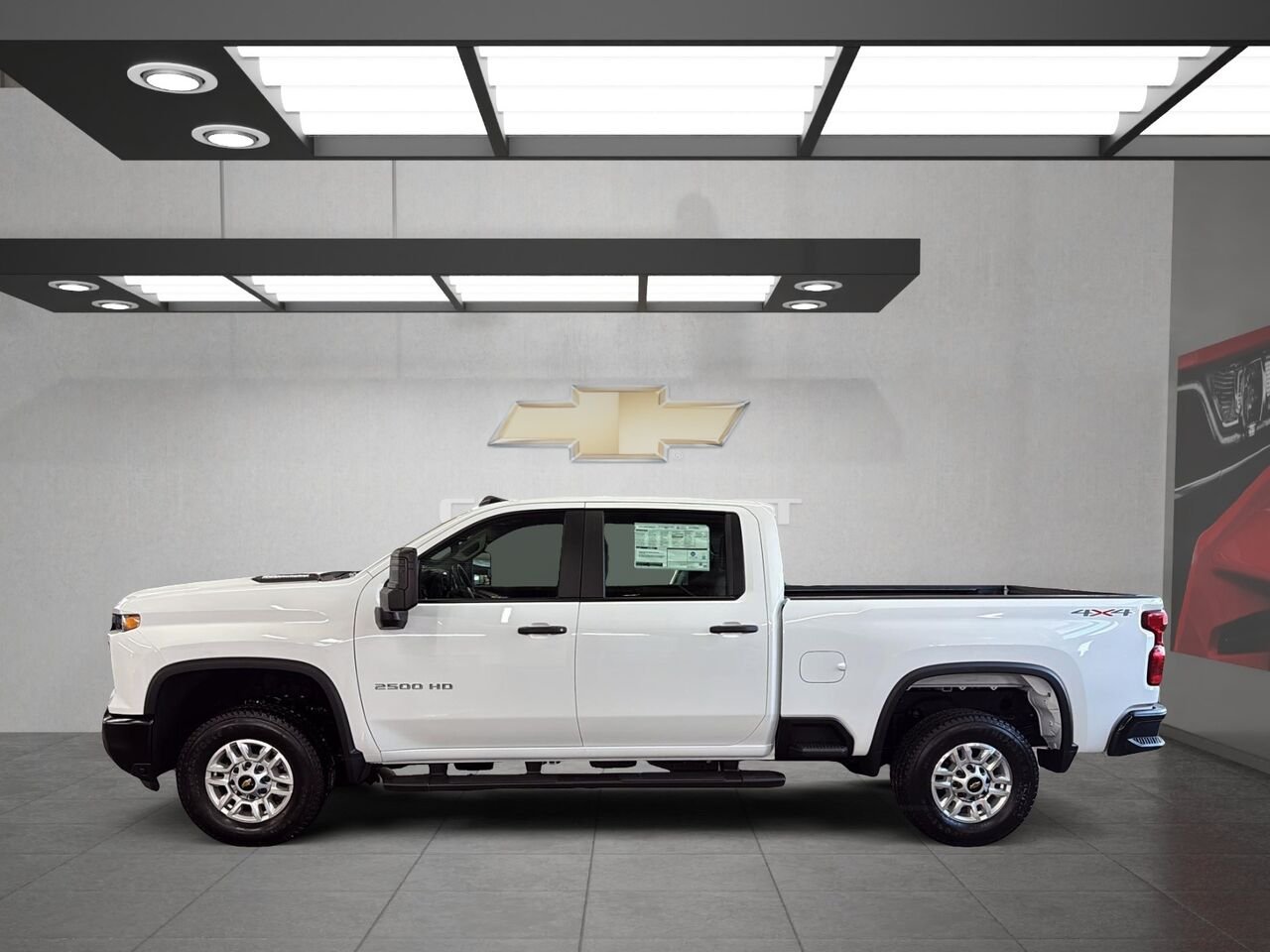 Chevrolet Silverado 2500HD WT cabine multiplace 4RM 159 po 2026 BLANC SOMMET Saint-Hyacinthe - photo #4
