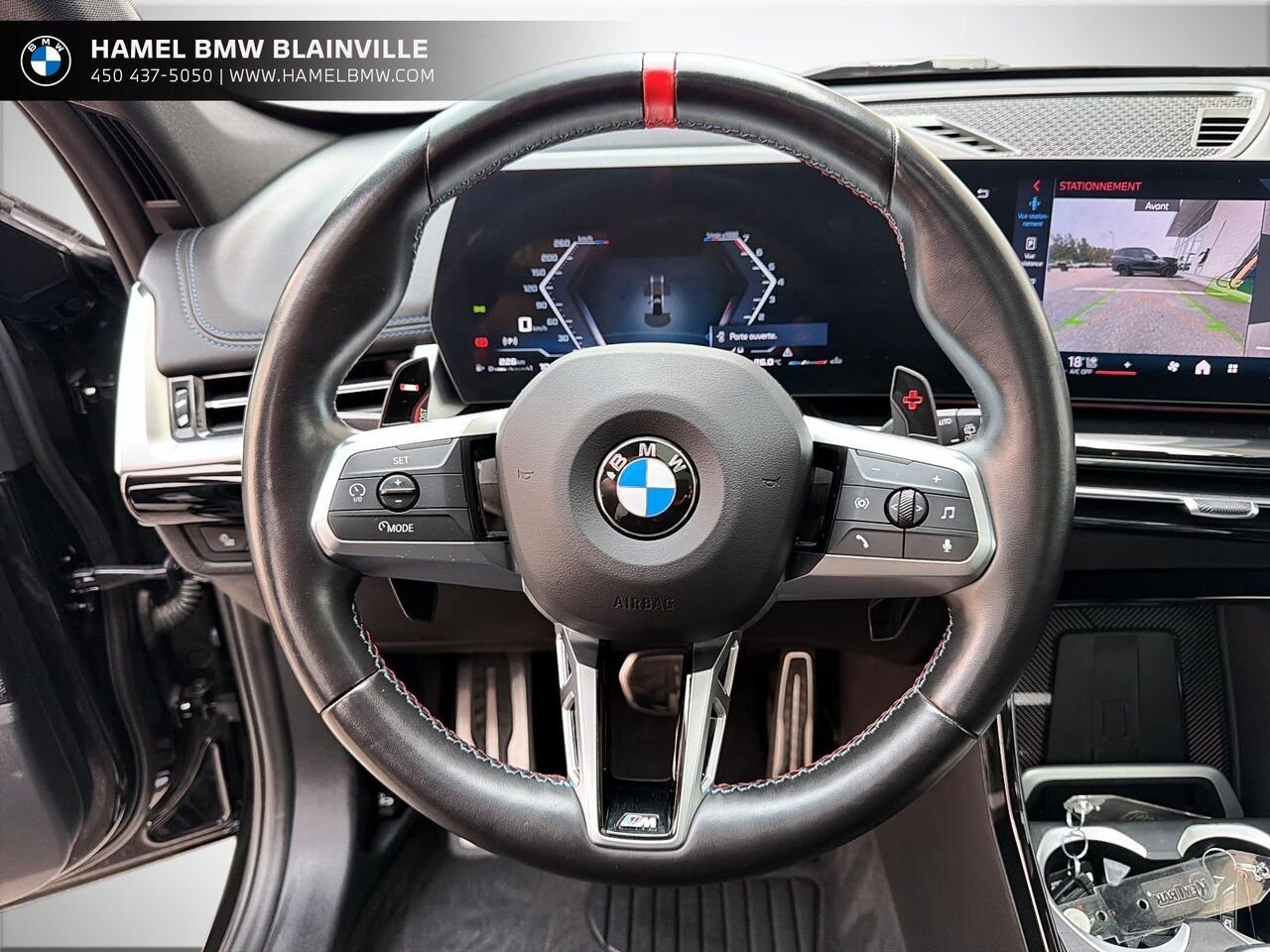 BMW X1 M35i xDrive véhicule d'activités sportives 2024 Noir Blainville - photo #11