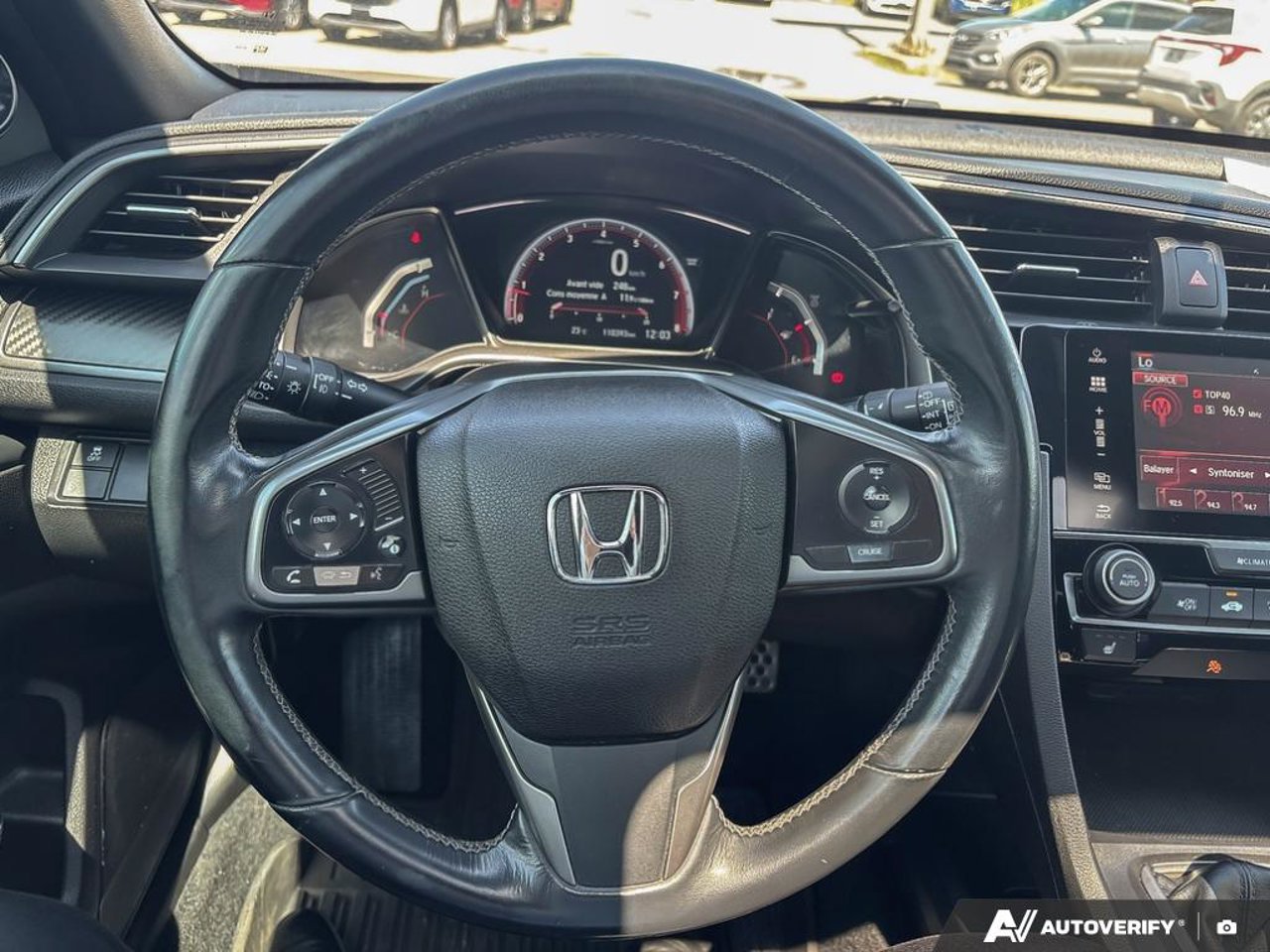 2018 Honda Civic Hatchback SHHFK7G47JU303901 Black Mirabel - photo #16