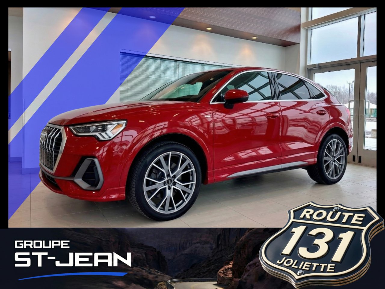 2019 Audi Q3 Red Notre-Dame-des-Prairies - photo #0
