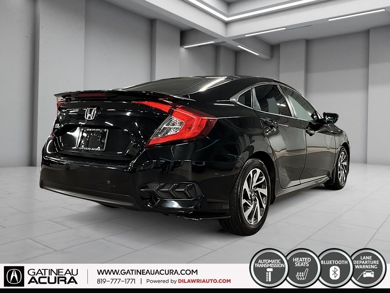 2018 Honda Civic SE Black Gatineau - photo #13