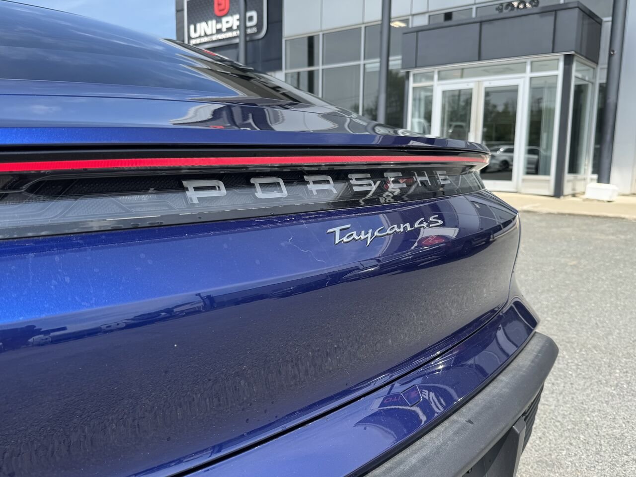 2020 Porsche Taycan 4S Blue Granby - photo #6