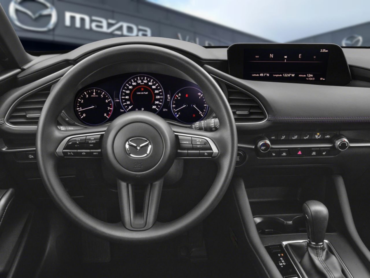 2026 Mazda Mazda3 Sport Automatique, tout équipé, sièges chauffants, caméra de recul, Port USB-C Jet Black Mica Val-David - photo #11