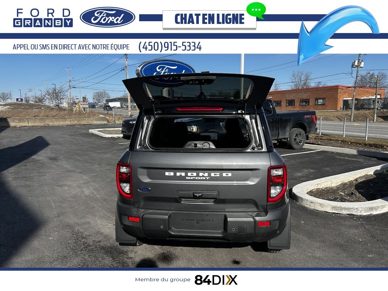 2025 Ford Bronco Sport Azure Grey Metallic Tri-Coat Granby - photo #4