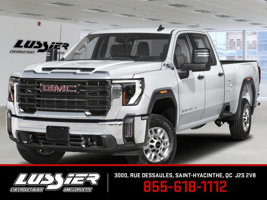 GMC Sierra 2500HD Pro cabine multiplace 4RM 159 po 2026 BLANC SOMMET
