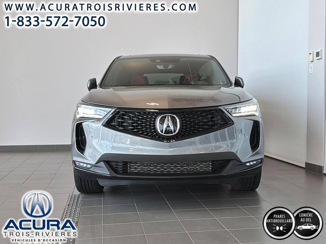 2023 Acura RDX aspec, sh-awd, toit pano, volant chauffant Grey Trois-Rivières - photo #2
