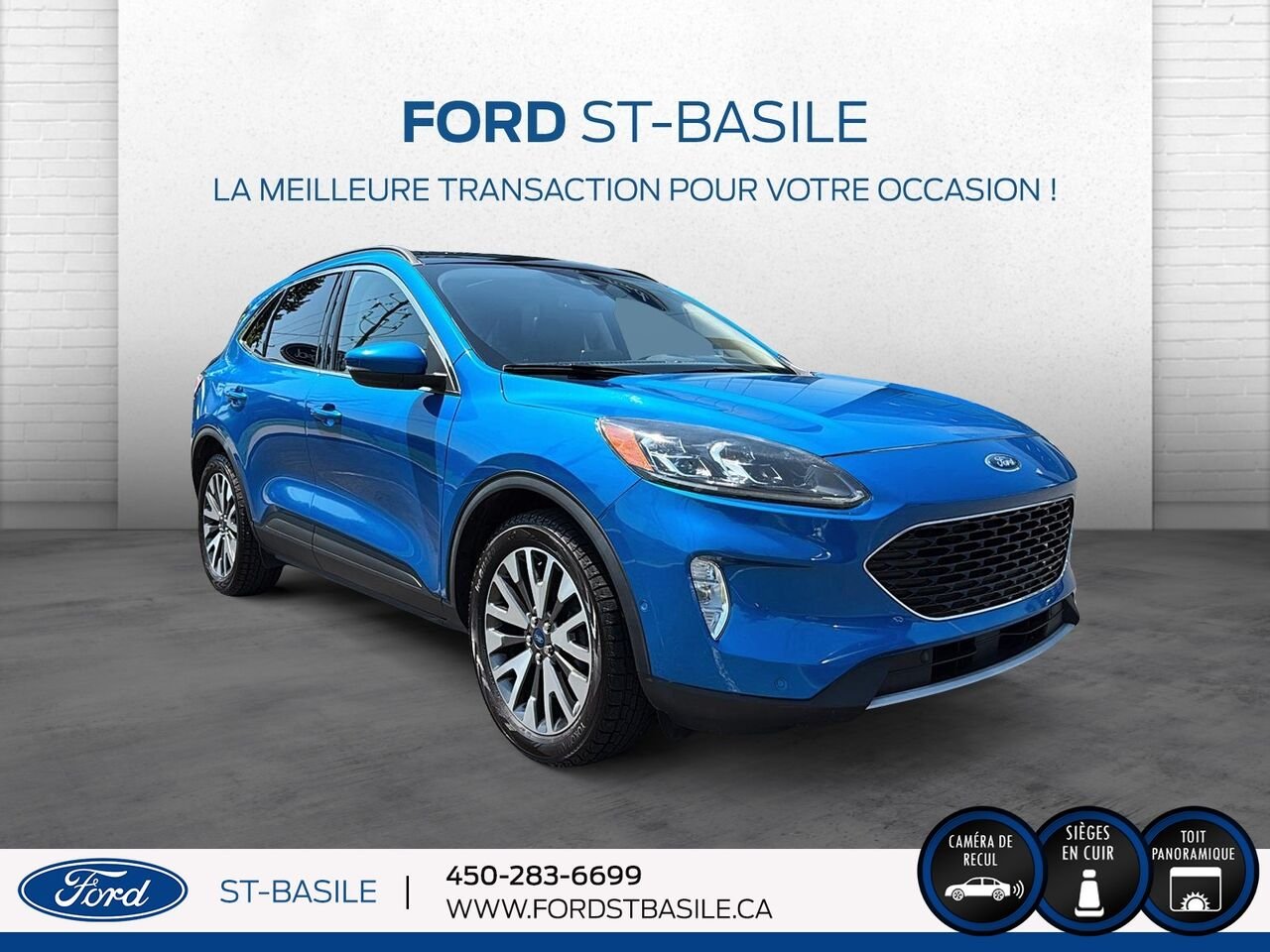 Ford Escape 2020 Bleu Saint-Basile-le-Grand - photo #9