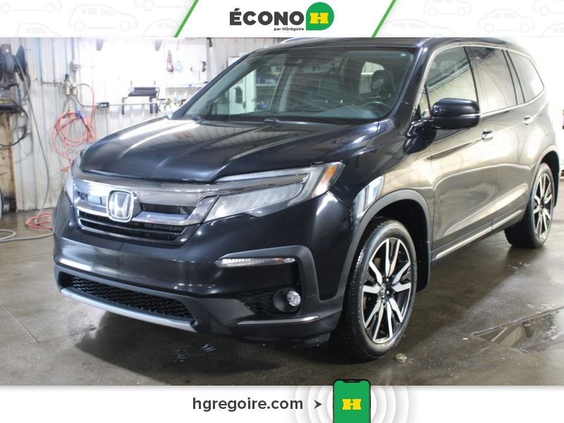 Honda Pilot R3693A | TOURING CUIR TOIT CAMERA BLUETOOTH SIEGES CHAUFFAN 2019 Noir Laval - photo #2