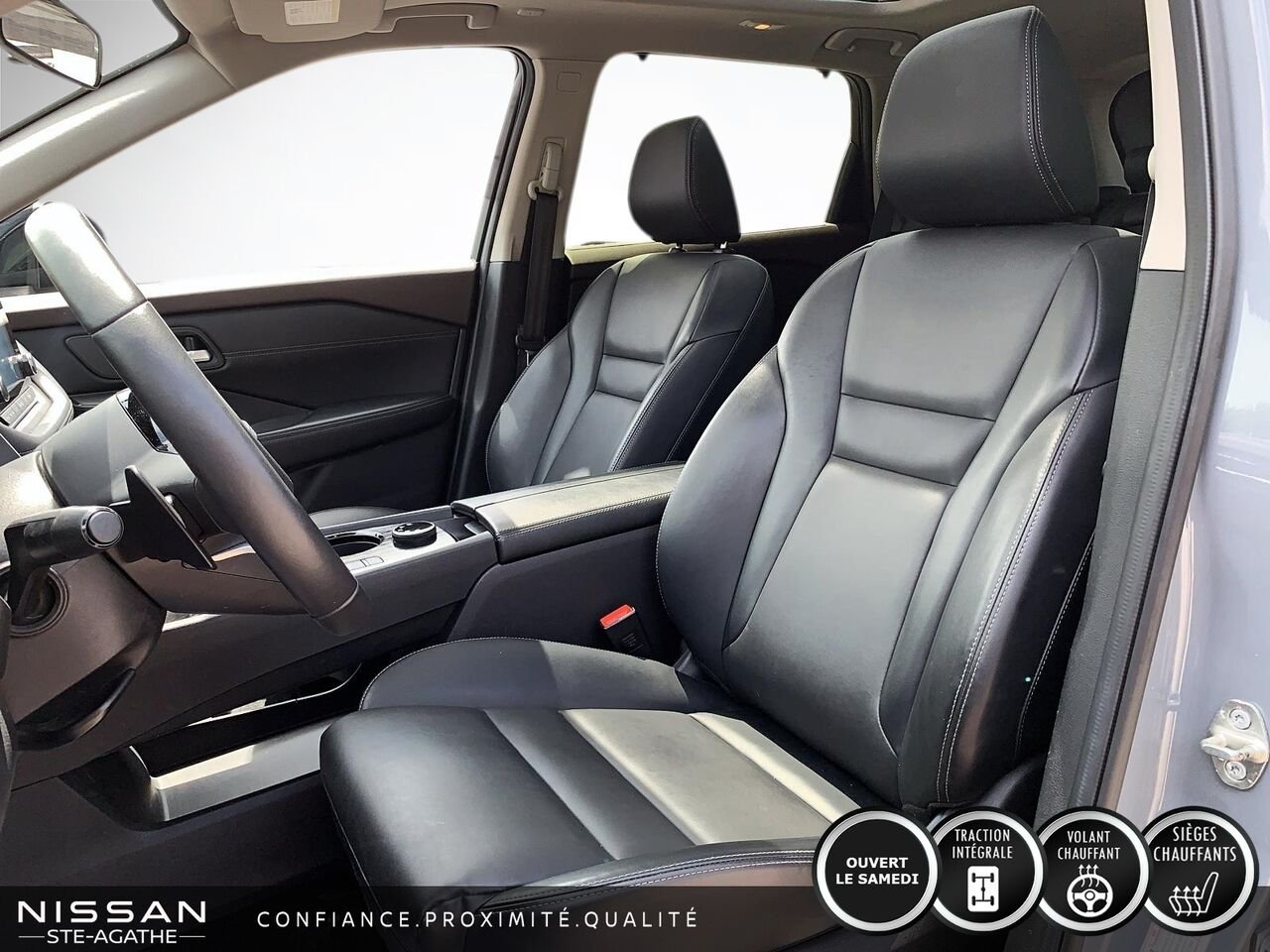 Nissan Rogue MIDNIGHT | CUIR | TOIT PANORAMIQUE | AWD | 2023 Gris Saint-Jérôme - photo #6