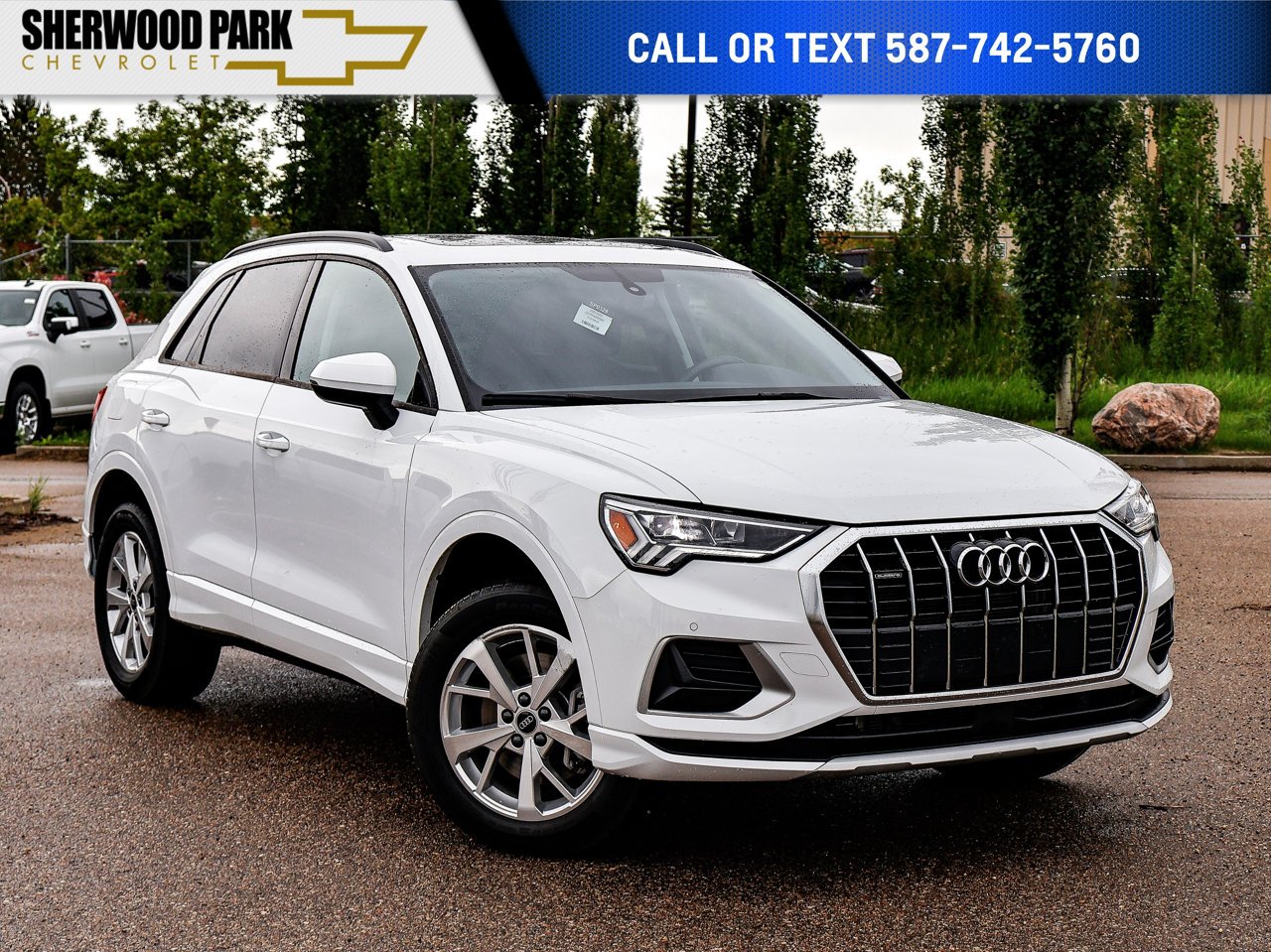 2025 Audi Q3 40 TFSI quattro White Sherwood Park - photo #0