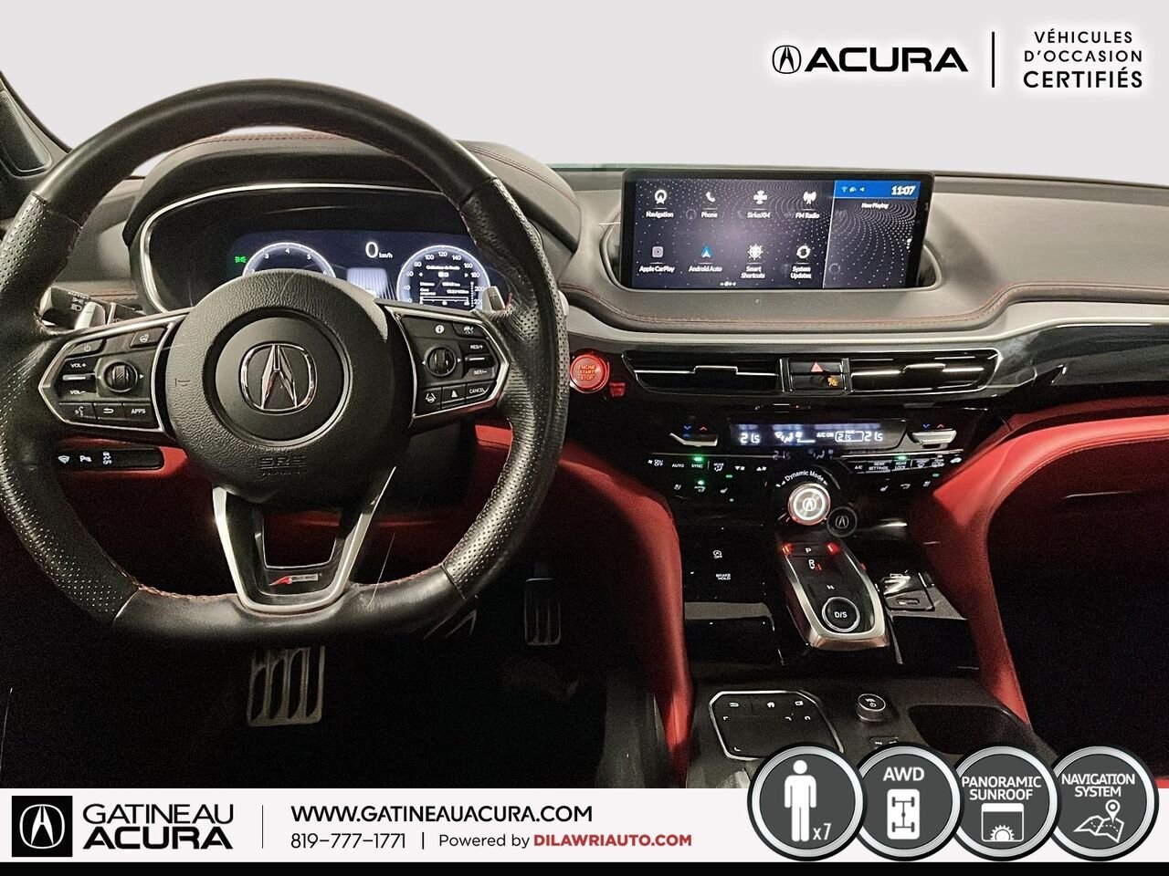 Acura MDX A-Spec SH-AWD 2024 Blanc Ottawa & Gatineau - photo #2
