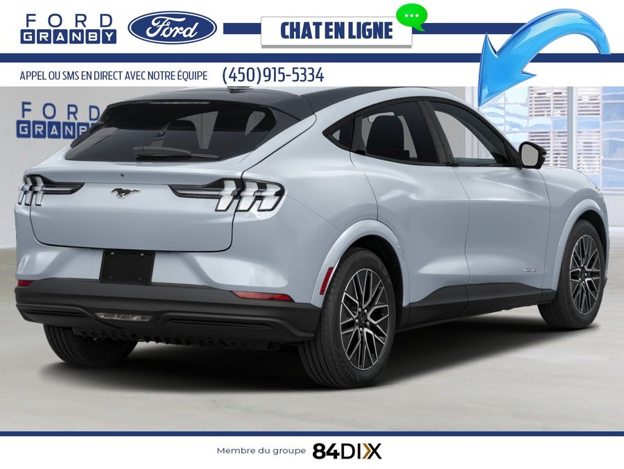Ford Mustang Mach-E Haut de gamme TI 2026 Gris glacier métallisé trois couches