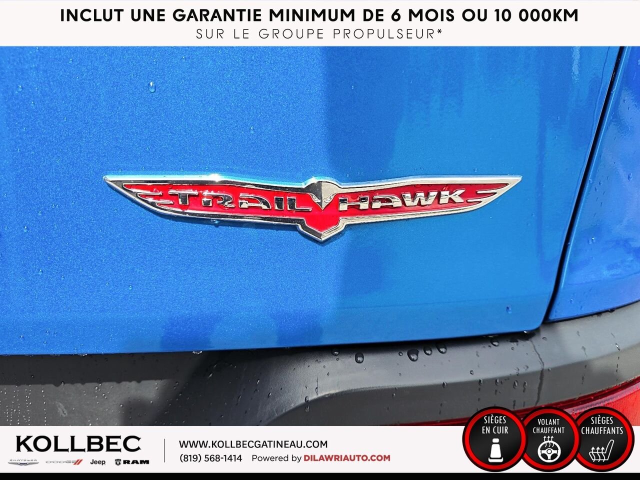 2018 JEEP CHEROKEE 24121 | Trailhawk 4x4 Blue Gatineau - photo #15