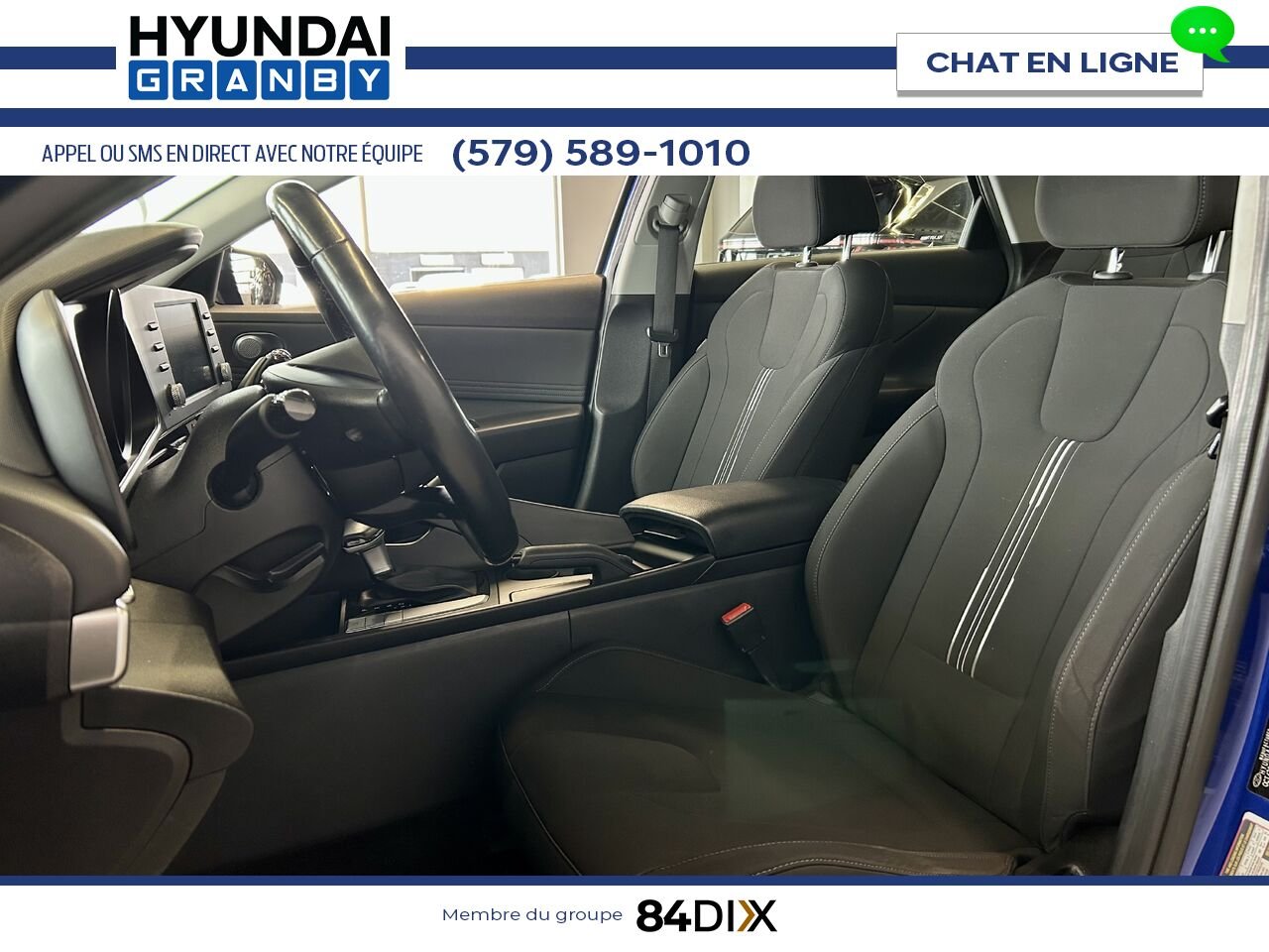 Hyundai Elantra 2021 Bleu Granby - photo #10