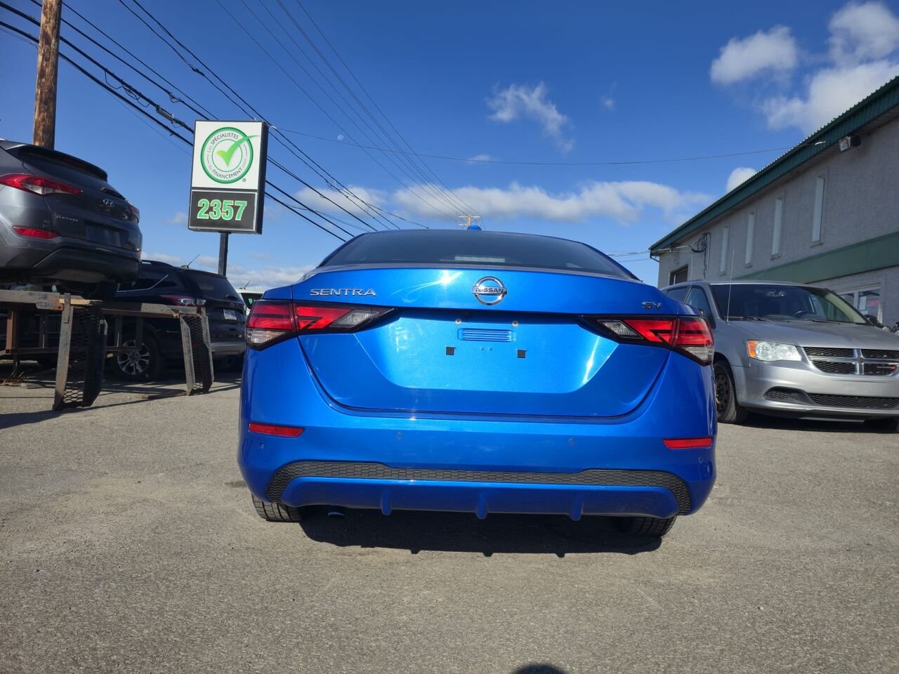 2020 Nissan Sentra Blue  - photo #2