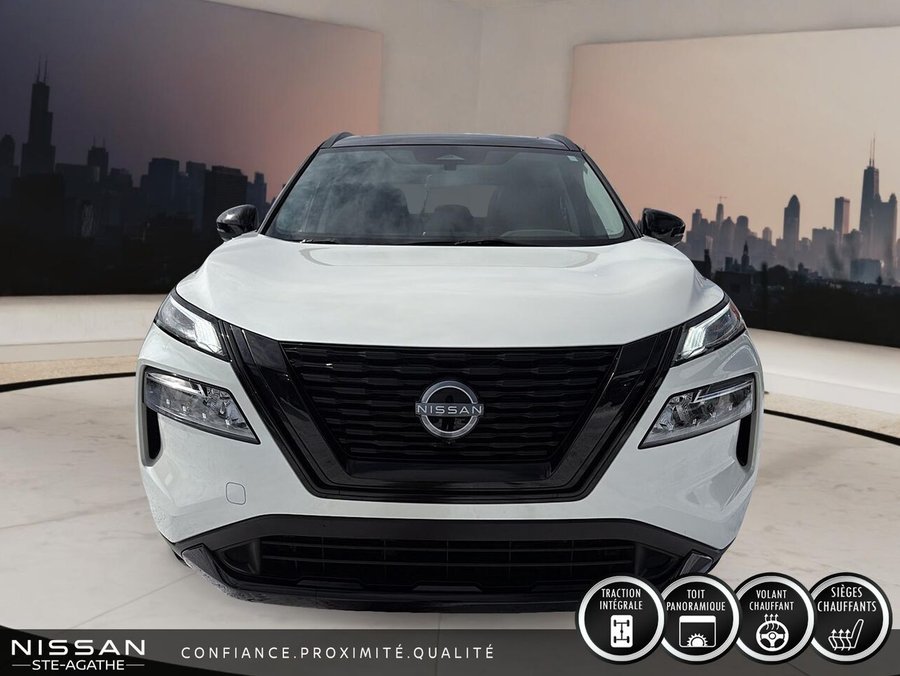 Nissan Rogue MIDNIGHT | TOIT PANO | CUIR | AWD 2023 Blanc