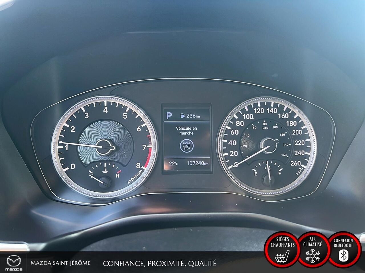 Hyundai Santa Fe 2019 Blanc Saint-Jérôme - photo #16