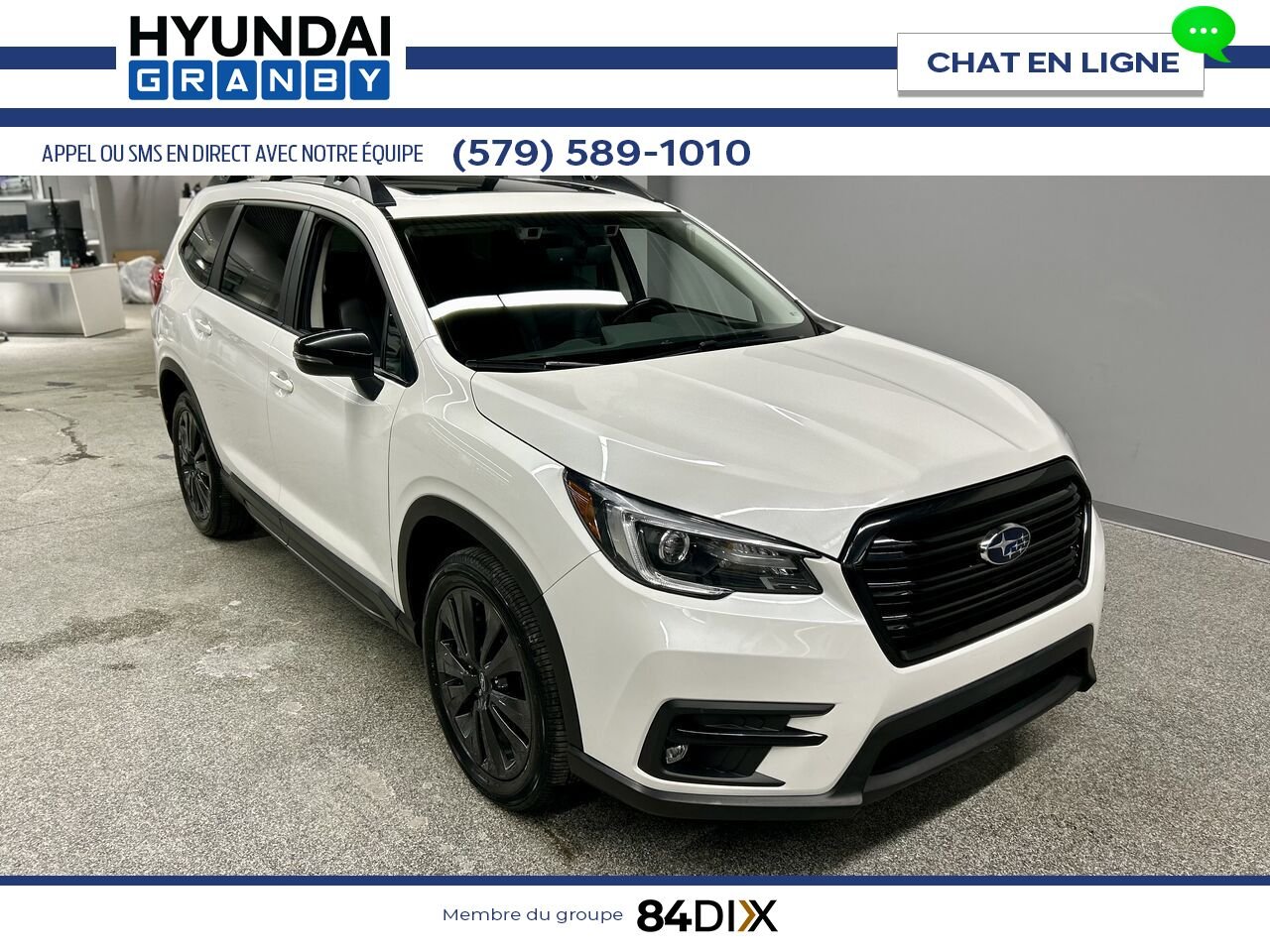 2022 Subaru Ascent White Granby - photo #1
