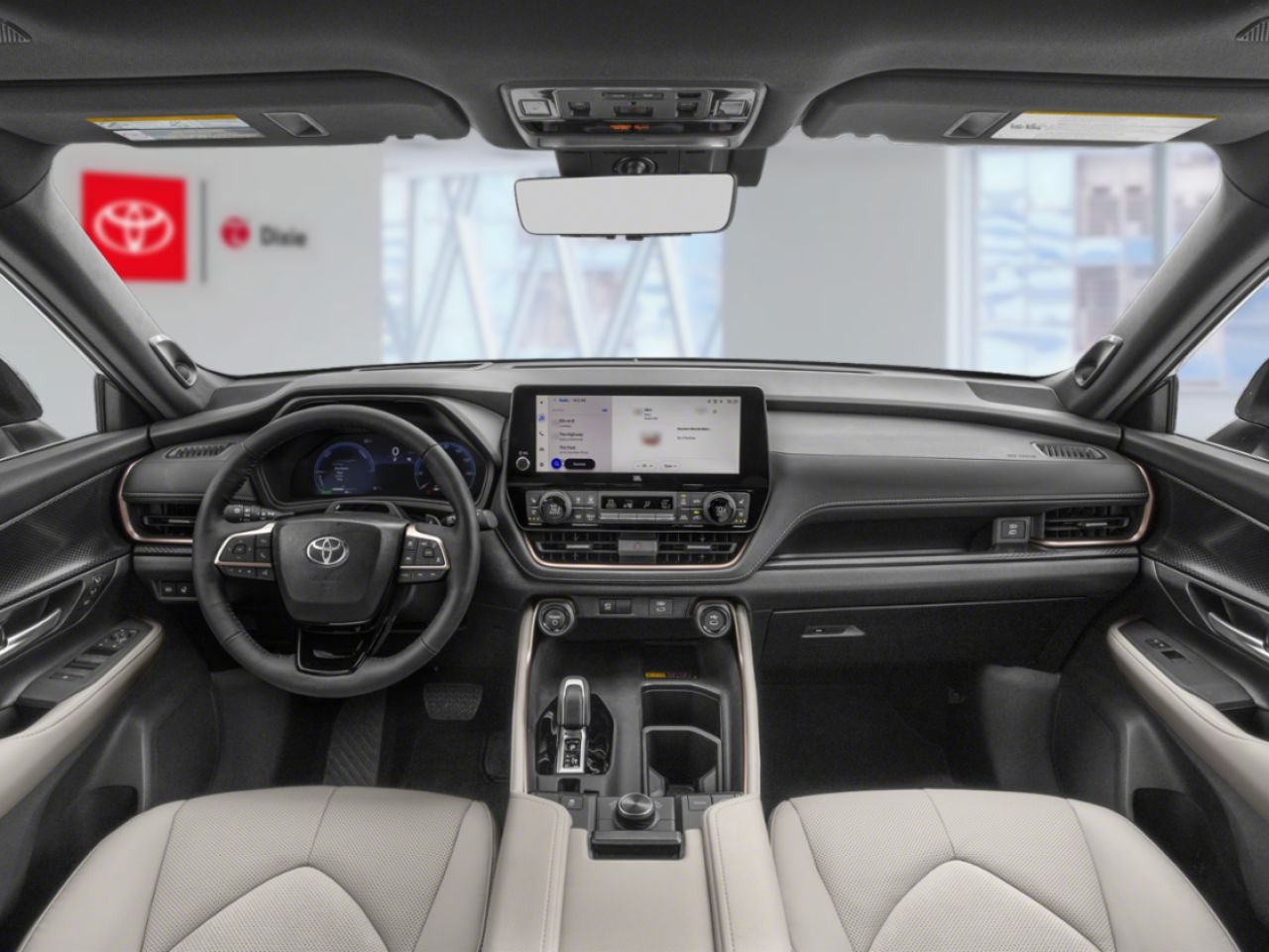 2024 Toyota Grand Highlander Hybrid Platinum AWD / Heated and Ventialted seats / Moonroof / Alloy wheels / CARPLAY AND ANDROID AUTO Black Mississauga - photo #7