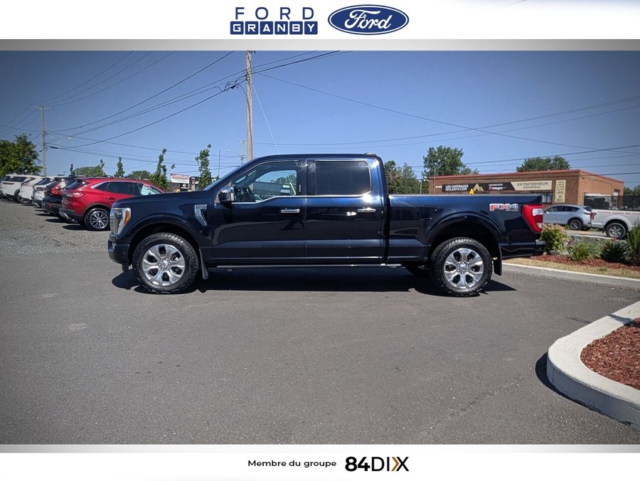 Ford F-150 Platinum SuperCrew 4RM caisse de 6,5 pi 2021 Bleu
