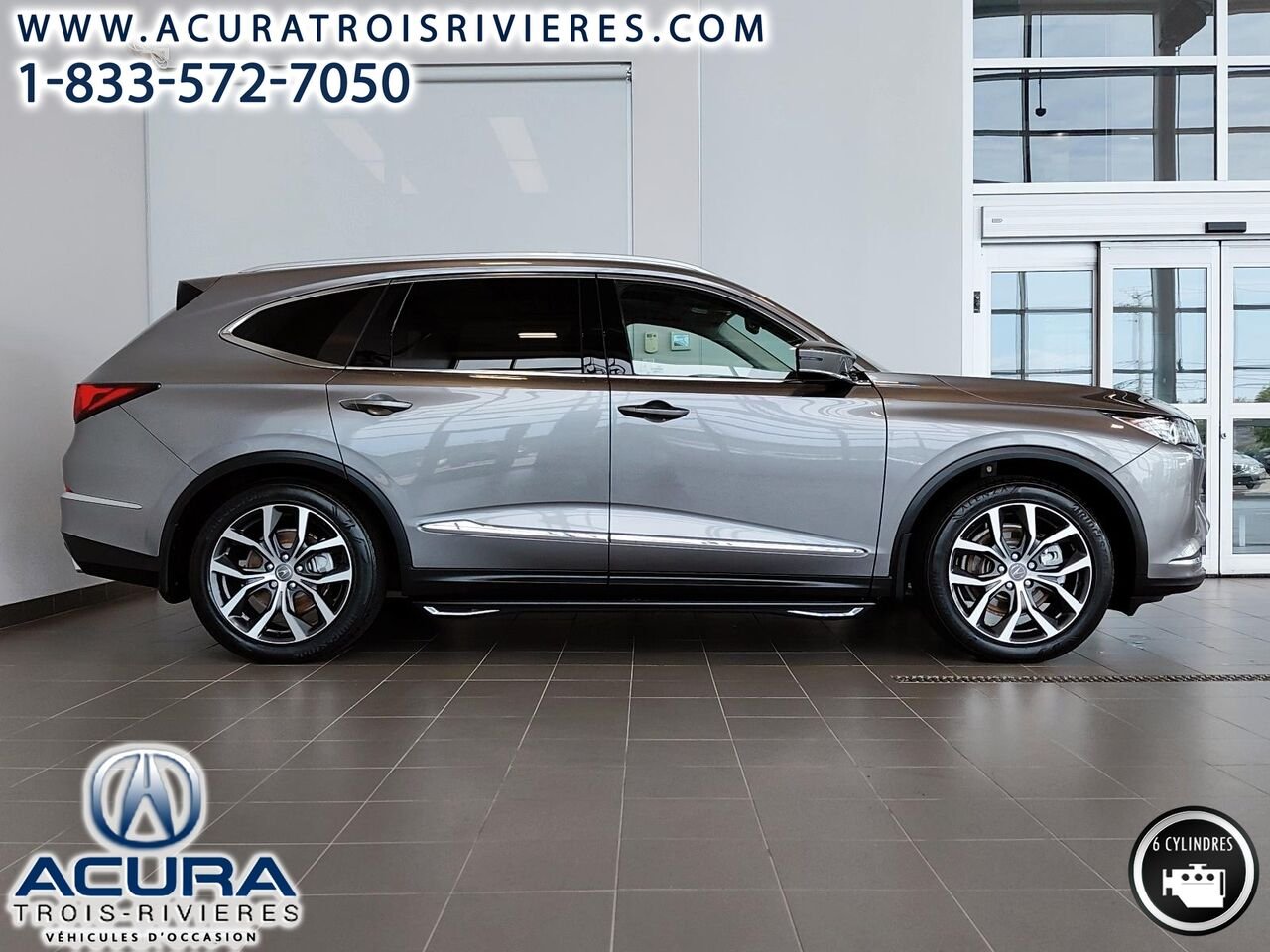 Acura MDX TECH SH-AWD 2022 Gris Trois-Rivières - photo #2