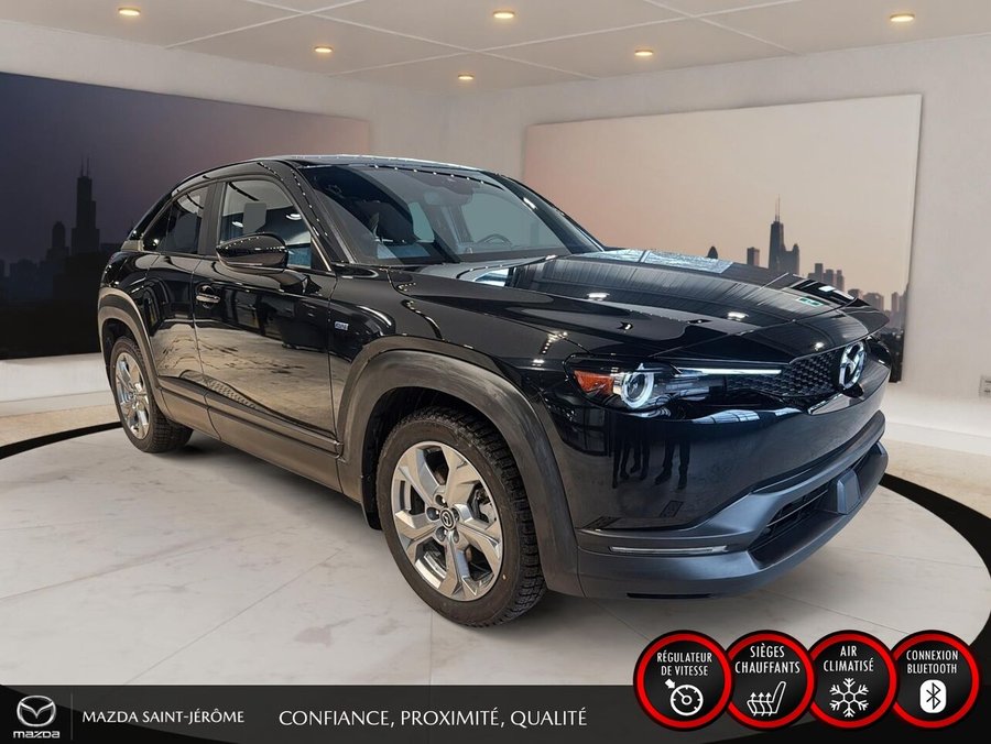 2024 MAZDA MX-30 EV GS GS EV TRACTION AVANT A/C CAMÉRA DE RECUL Black